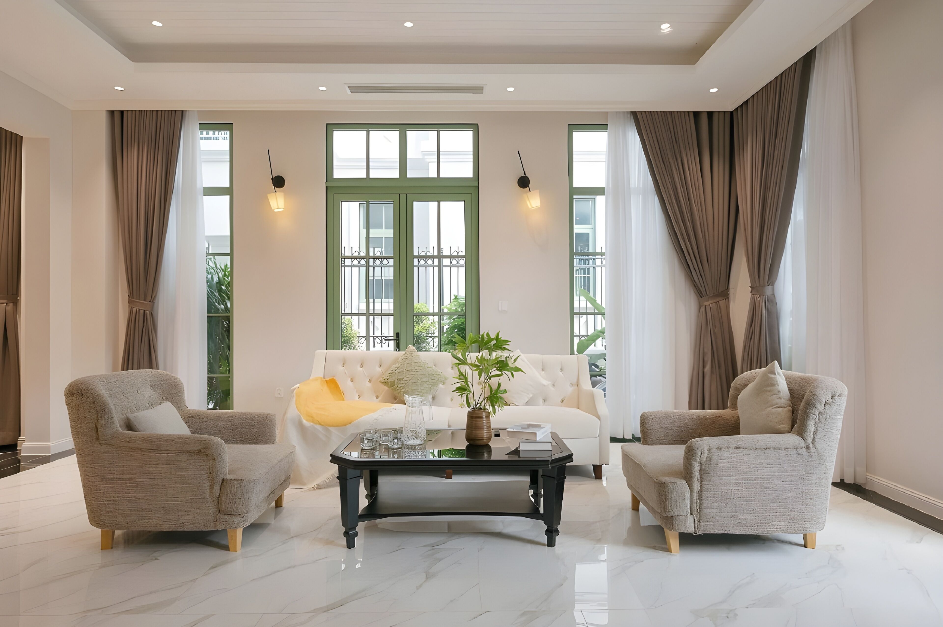 Biệt thự Deluxe, quang cảnh thành phố | Khu phòng khách