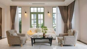 Biệt thự Deluxe, quang cảnh thành phố | Khu phòng khách