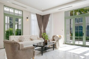 Deluxe Villa, City View | Living area - P817 Elite Tropical Residence (An Thoi)