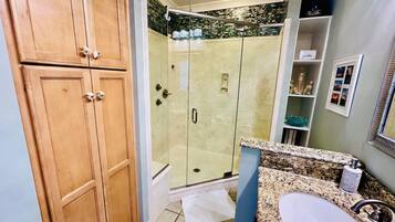Towels, soap, toilet paper