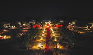 Utendørs bankettområde