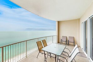 Terrace/patio - Gulf Front with sweeping views from 20th floor (Panama City Beach)