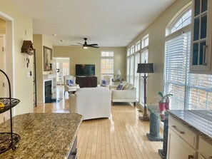 TV, fireplace - Spacious equipped 4-bedroom 3.5 bath estate home-Fox Chapel Borough- Pittsburgh (Pittsburgh)