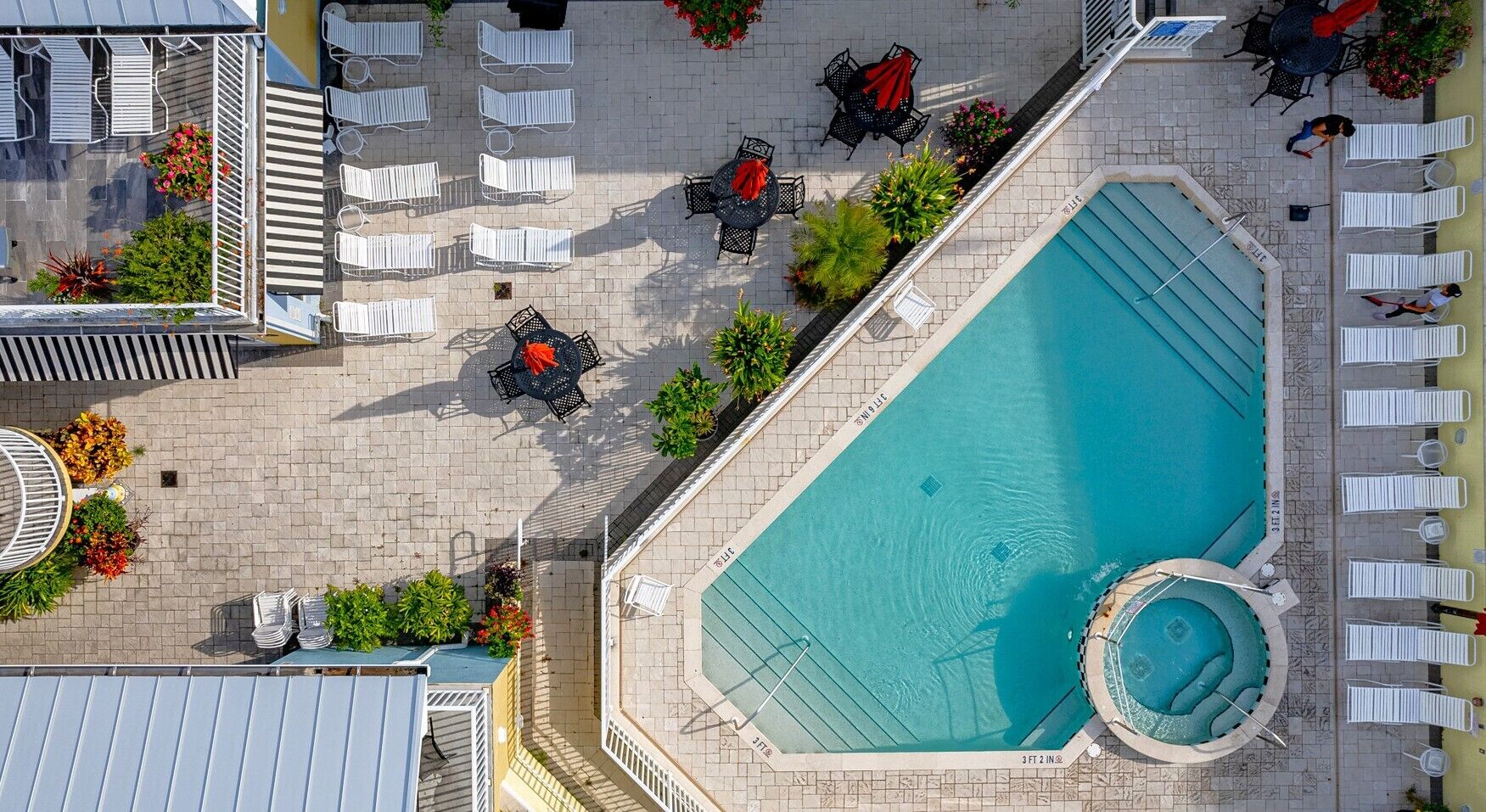 Una piscina climatizada
