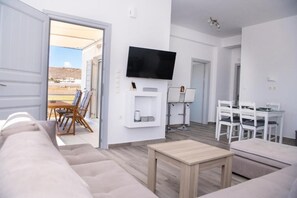 Familie huis, uitzicht op tuin | Woonruimte