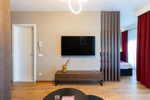 Luxe suite, balkon, uitzicht op stad