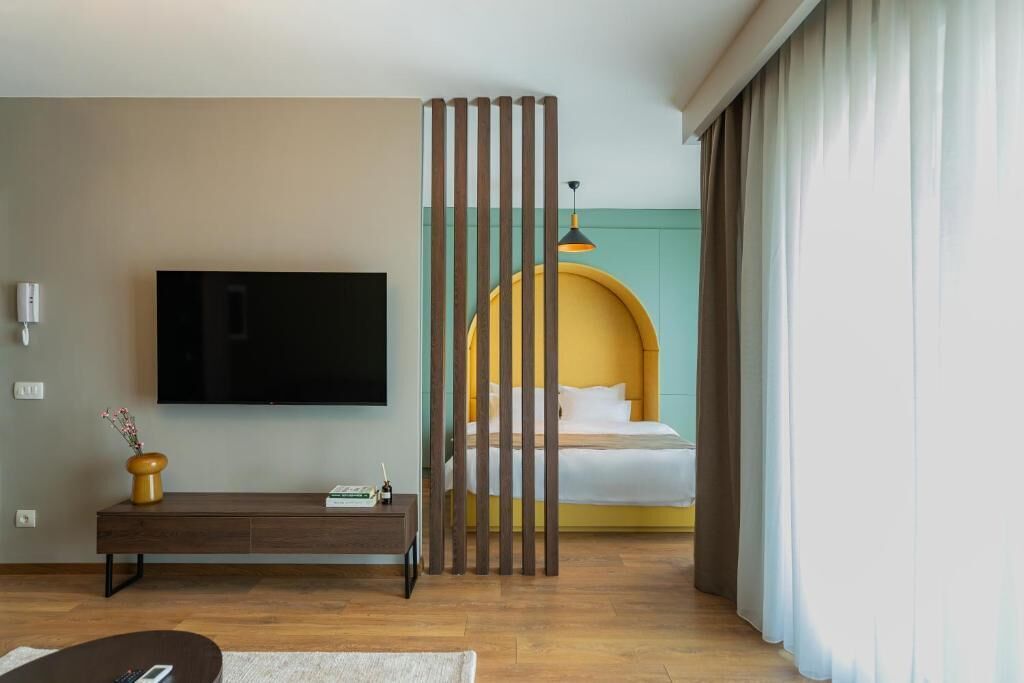 Superior appartement, balkon, uitzicht op stad