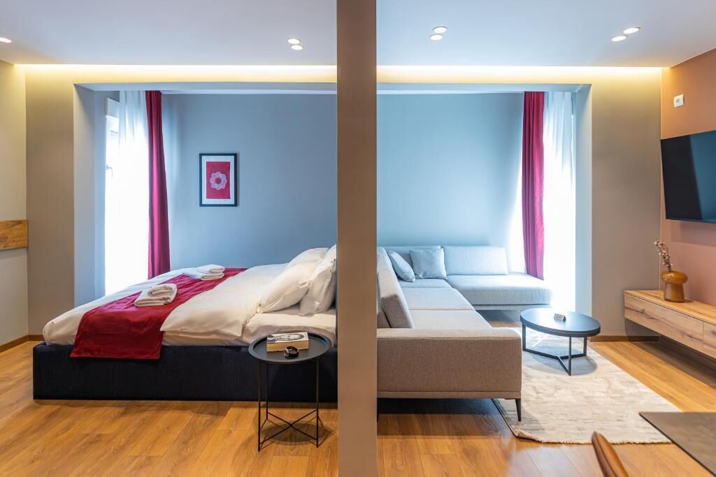 Standaard appartement, uitzicht op stad
