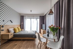 1 bedroom, iron/ironing board, free WiFi, bed sheets - Krakow Square Residence - Studio Apartment (Kraków)