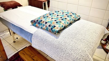 Turkish bath, hot stone massages, body scrubs, facials, reflexology