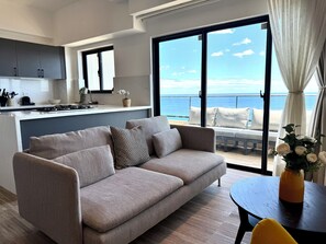 Living area - LuxuryOceanView Apartment | 16th Floor | 180°Views (Santo Domingo Este)