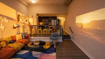 Standard Apartment, 2 Bedrooms | Private kitchen | Full-size fridge, microwave, oven, stovetop