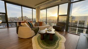 Cobertura superluxo, sacada, vista para a cidade | Vista da sacada