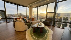 Luxury Penthouse, Balcony, City View | Balcony view - Capital Metro Stay (Washington)