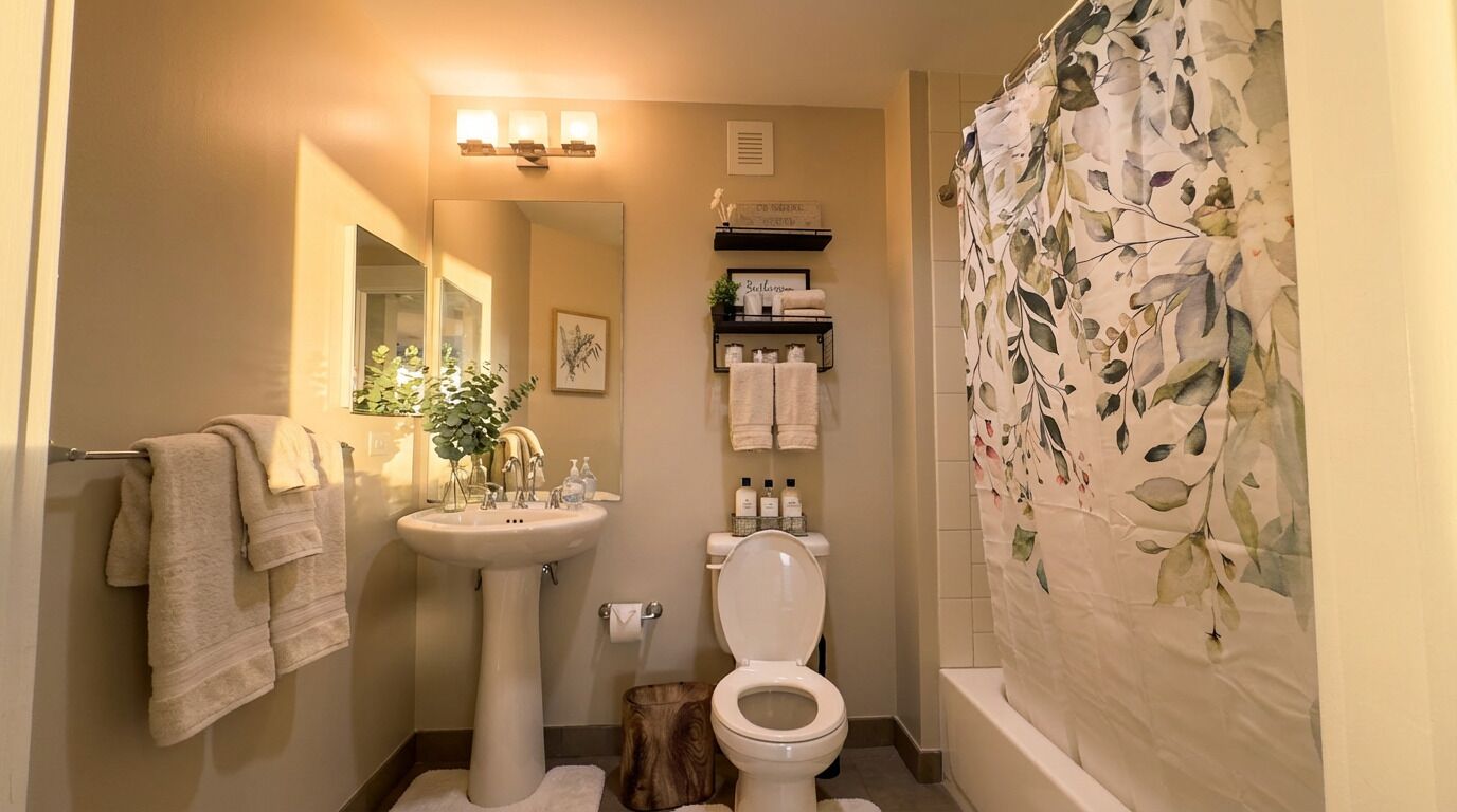 Luxury Penthouse, Balcony, City View | Bathroom