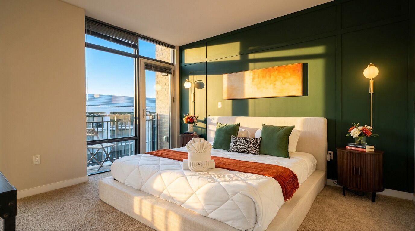 Luxury Penthouse, Balcony, City View