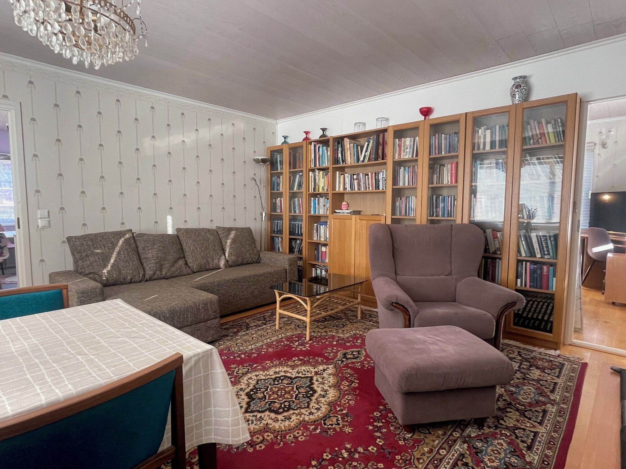 Smart TV, books, stereo, computer monitors