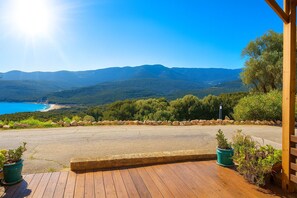 Terrace/patio - Magnifique duplex vue mer avec clim, wifi, piscine, mer à pied (Serra-di-Ferro)