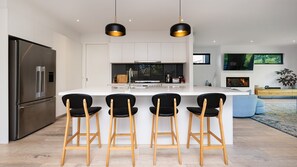 Fridge, microwave, oven, stovetop - Bideawee | Coastal Luxe on Clarke with Pool and Spa (Mount Martha)