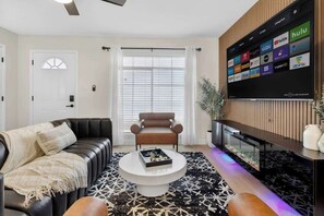 TV, offices - Bungalow Vegas Fun House w/ Pool Table & Pingpong! (North Las Vegas)