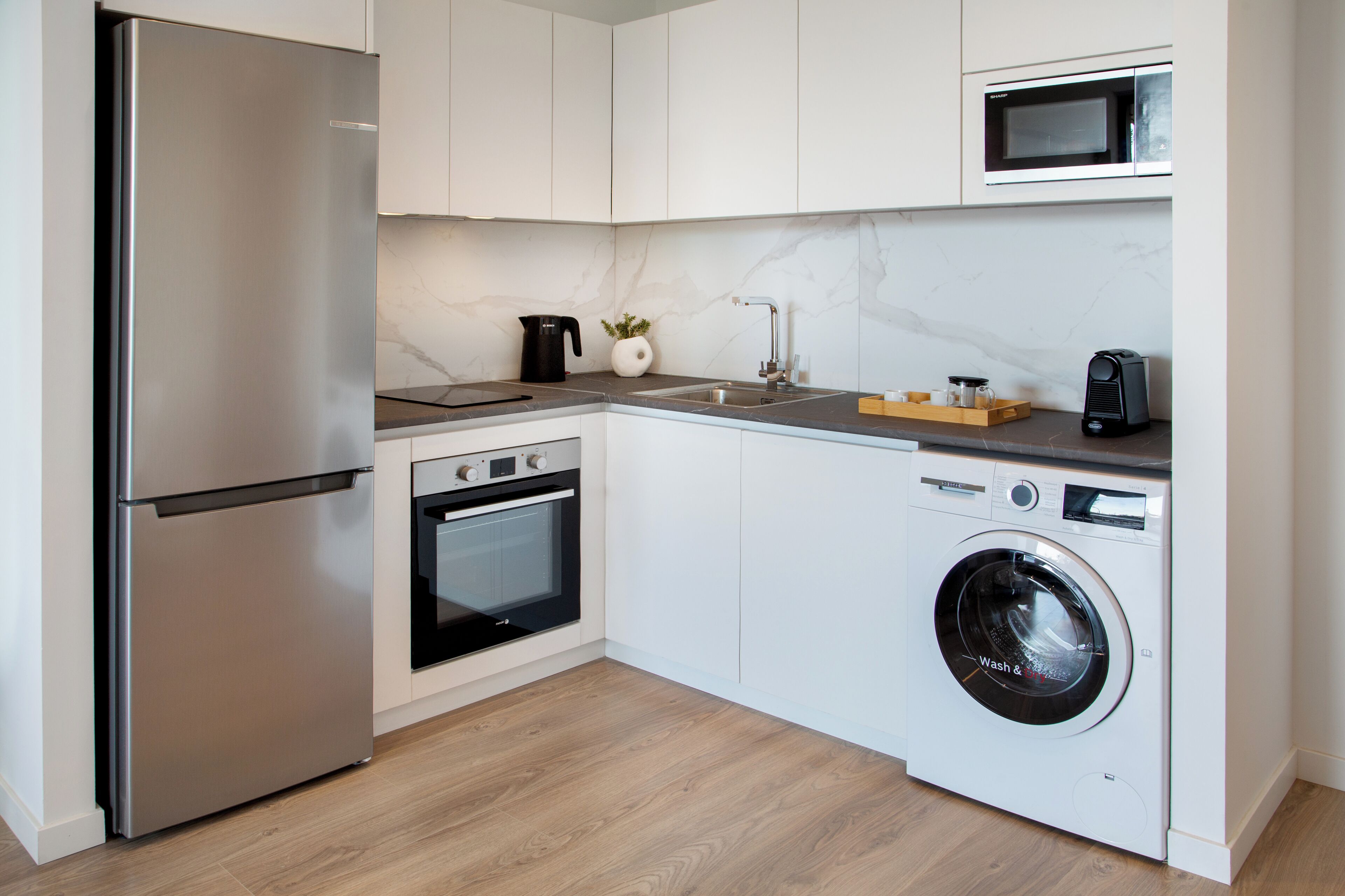 Lägenhet Design - 1 sovrum - balkong - havsutsikt | Eget kök