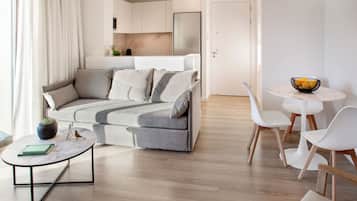 Lägenhet Comfort - 1 sovrum - utsikt mot staden | Vardagsrum