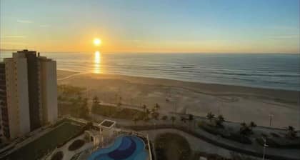Apartamento em Praia Grande com ar condicionado
