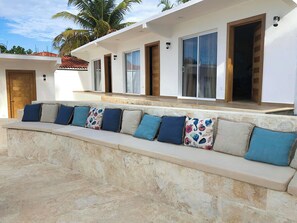 Terrace/patio - Luxury 12BR Sosua Compound - 2 Pools, Jacuzzi & Private Retreat (Sosua)