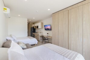 1 bedroom, internet, bed sheets - New and modern apartment near the beach (El Rodadero)