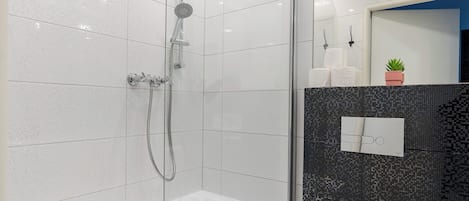 Hair dryer, towels