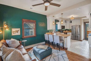 TV, offices - Walkable OCC Stay w/ Pikes Peak Views (Colorado Springs)