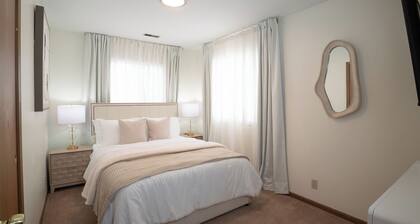 Modern 4BR Retreat w/ Workspace + Coffee Bar