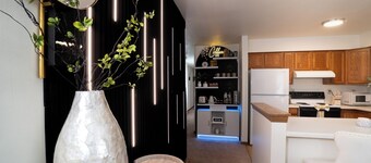 Modern 4BR Retreat w/ Workspace + Coffee Bar