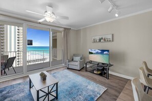 TV - Gulf-Front Condo! Pools • Balcony • Beach Access (Panama City Beach)