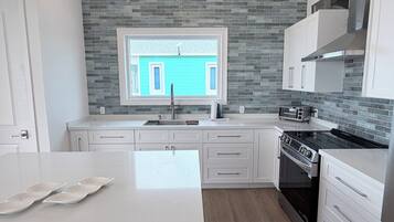 Vila Superior, pemandangan pantai | Dapur pribadi