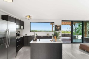 Fridge, microwave, stovetop, coffee/tea maker - Coastal Bliss | Oasis with Pool & Ocean Views (Aguada)