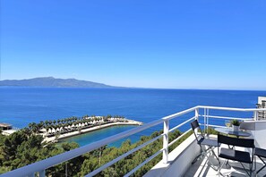 Outdoor dining - Two Bedroom Apartment With Sea View-061, Sarandë, Albania (Sarandë)
