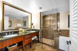 Shower - KBM Resorts | 2 FREE CARS  | Honua Kai Konea | Updated 4-Bedroom Multi-Unit Listing at Oceanfront Resort HK ML-3425 (Lahaina)