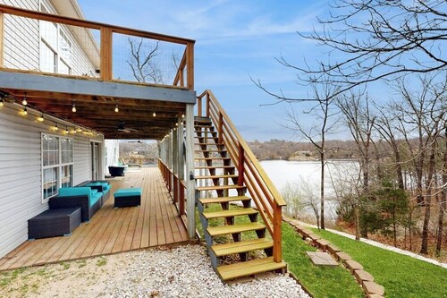 Spacious Lakefront Home with Two Kitchens, Expansive Decks, & Direct Lake Access