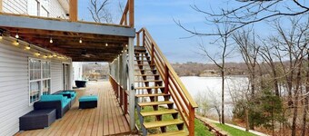 Spacious Lakefront Home with Two Kitchens, Expansive Decks, & Direct Lake Access