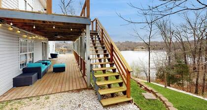 Spacious Lakefront Home with Two Kitchens, Expansive Decks, & Direct Lake Access