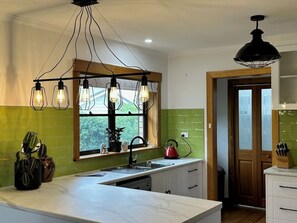 Private kitchen - Tarkine Retreat - Light-filled coastal space designed for executive stays (Penguin)