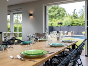 Dining - Villa with private pool on the Eastern Scheldt (Wissenkerke)