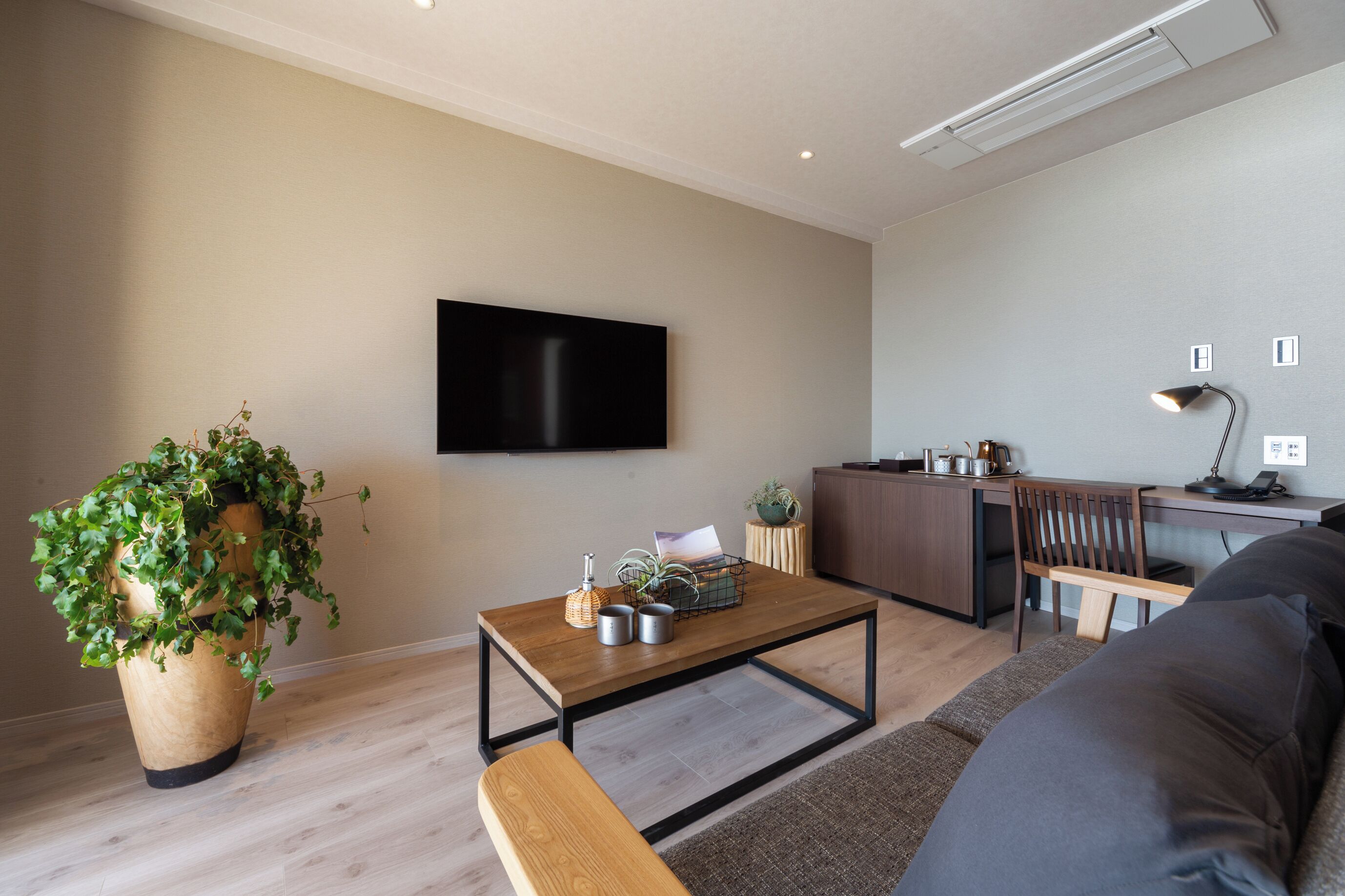 Phòng đôi, phòng tắm riêng, quang cảnh biển | Khu phòng khách