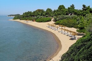 Comfort House, 3 Bedrooms | View from property - Seaview Holiday Home in Gerakini for 6 (Polygyros)