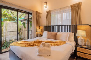 Villa Deluxe, balcon, vue piscine