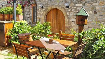 Blick auf den Garten