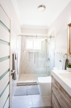 Shower, hair dryer, towels - Clare's Manor in Ocho Rios with Mini Golf Course (Ocho Rios)