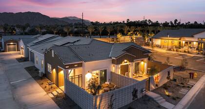Pet-Friendly Modern Escape Near Coachella | Resort Pool + Hot Tub + Firepit
