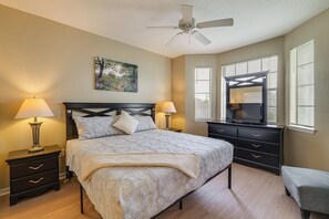 3 habitaciones, tabla de planchar con plancha, internet y ropa de cama 